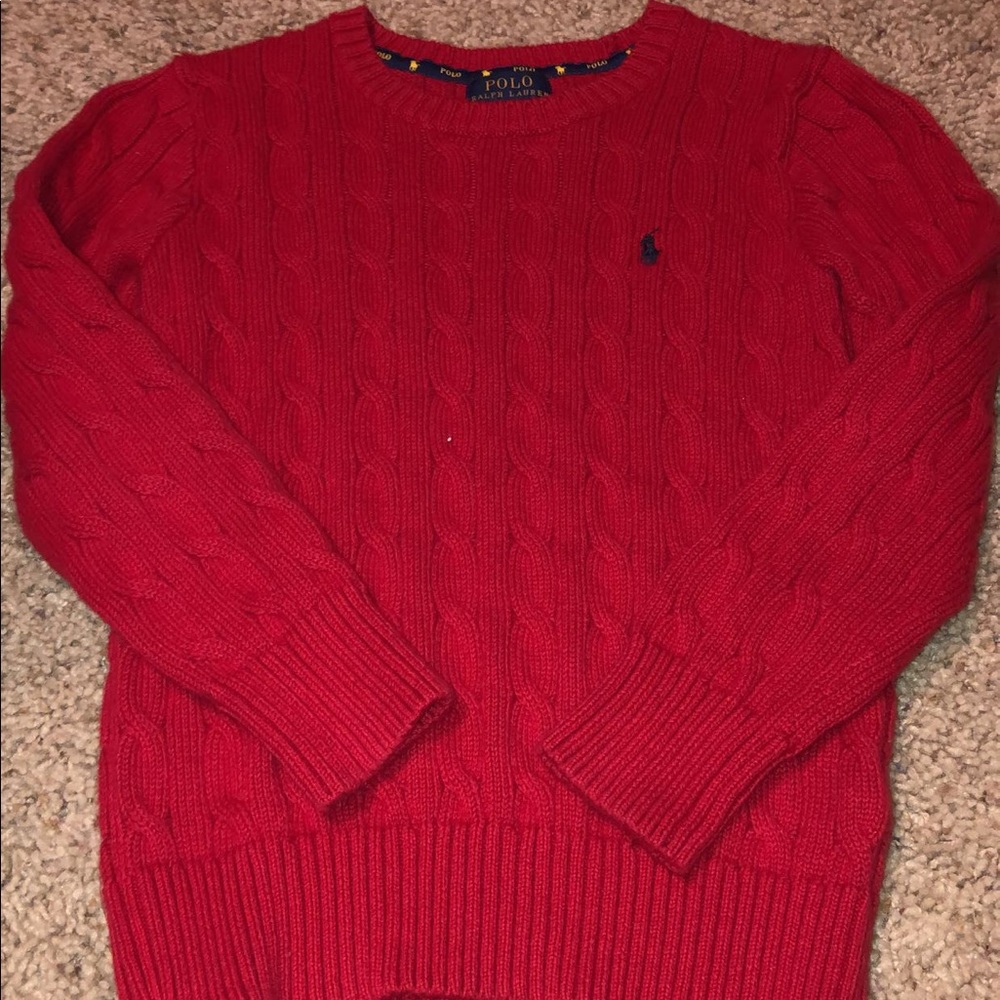 Size 7 polo Ralph Lauren boys sweater